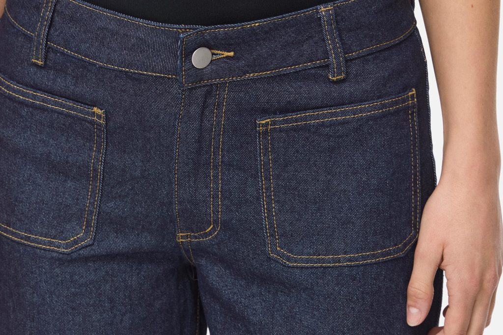 VIFLORIE RW WIDE POCKET JEANS DK BLUE DNM