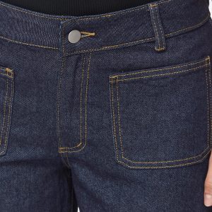 VIFLORIE RW WIDE POCKET JEANS DK BLUE DNM – Image 4