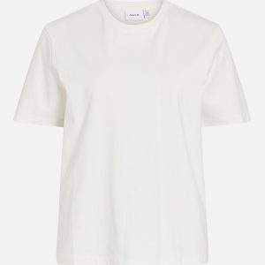 VILURA ONECK SS BACK PRINT TSHIRT SNOW WHITE – Image 1