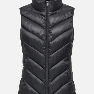 ONLNEWCLAIRE OUI WASTCOAT BLACK PIPING - Image 1