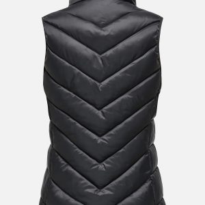 ONLNEWCLAIRE OUI WASTCOAT BLACK PIPING - Image 2