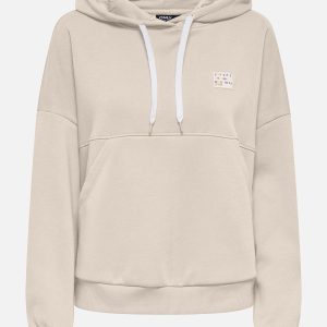 ONLCAMI LS PATCH HOOD BIRCH – Image 1