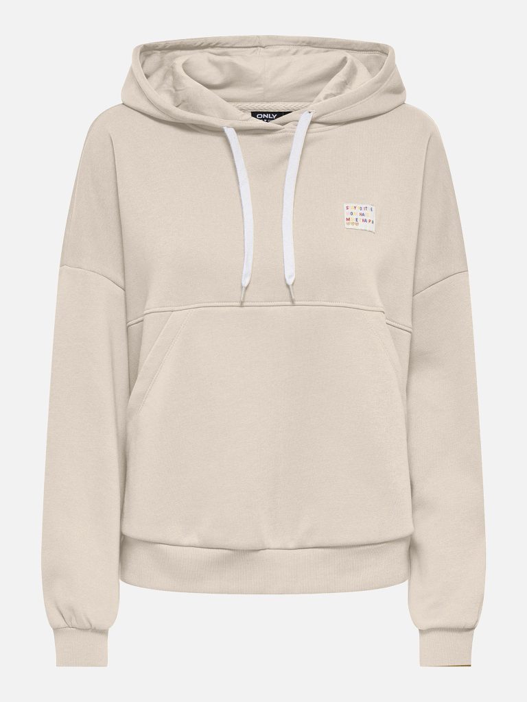 ONLCAMI LS PATCH HOOD BIRCH
