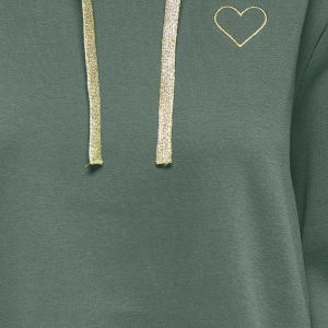 ONLNOLI LS HEART HOOD LAUREL WREATH - Image 3