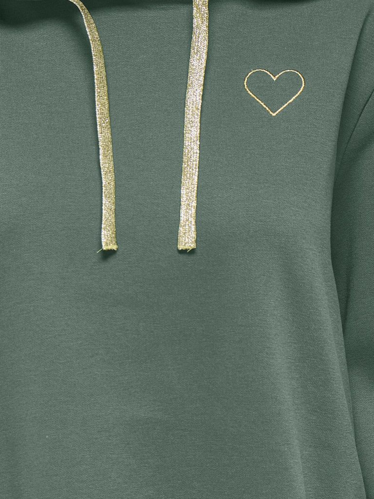 ONLNOLI LS HEART HOOD LAUREL WREATH