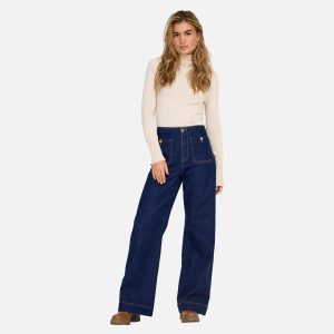 ONLMADELINE HW WD POCKET DNM DARK BLUE L32 – Image 1