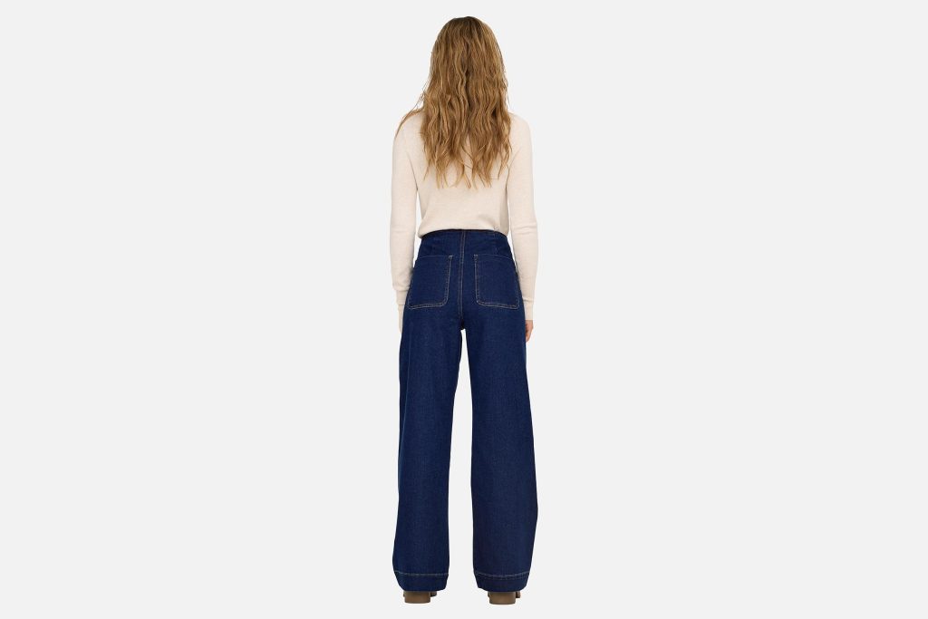 ONLMADELINE HW WD POCKET DNM DARK BLUE L32