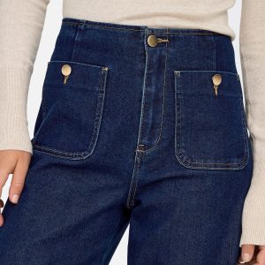 ONLMADELINE HW WD POCKET DNM DARK BLUE L32 – Image 3