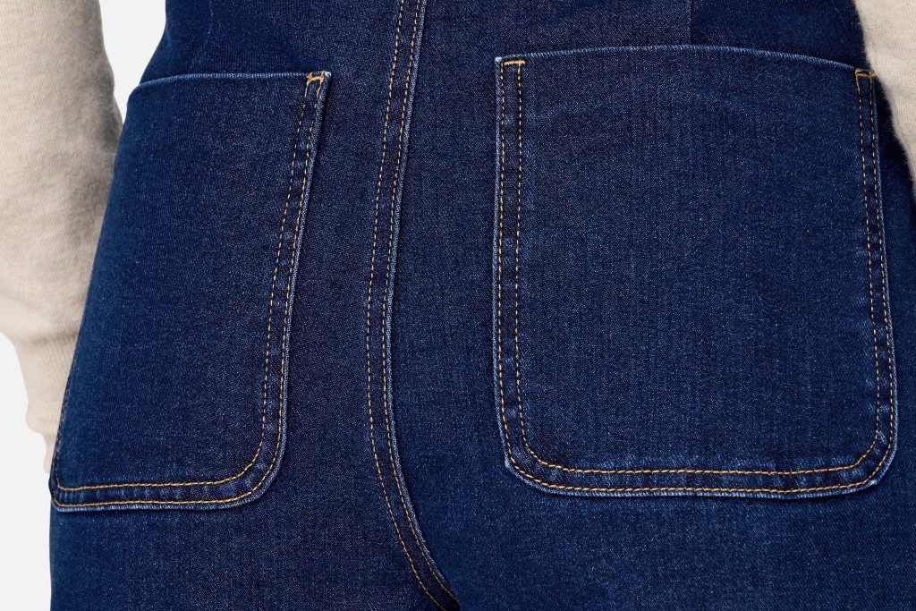 ONLMADELINE HW WD POCKET DNM DARK BLUE L32