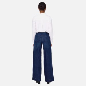 ONLMADISON HW BUTTON WIDE DNM DK MED BLUE L30 – Image 4