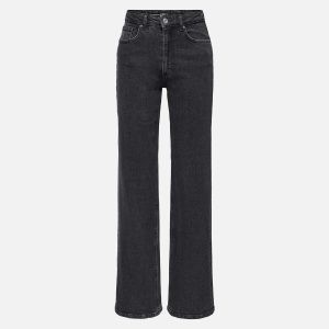 ONLJUICY HW WIDE LEG DNM BLACK DENIM L30 - Image 1