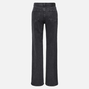 ONLJUICY HW WIDE LEG DNM BLACK DENIM L30 - Image 2