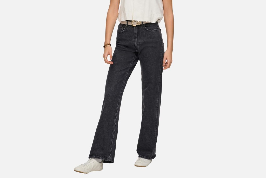 ONLJUICY HW WIDE LEG DNM BLACK DENIM L30