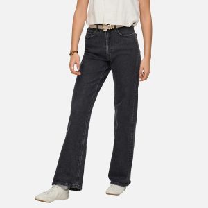 ONLJUICY HW WIDE LEG DNM BLACK DENIM L30 - Image 3