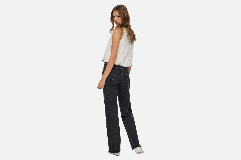 ONLJUICY HW WIDE LEG DNM BLACK DENIM L30