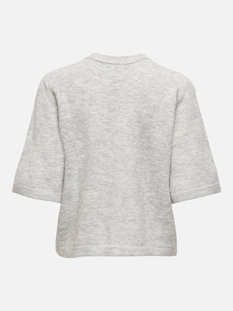 ONLCAMILLA SS CARDIGAN KNT LIGHT GREY MELANGE