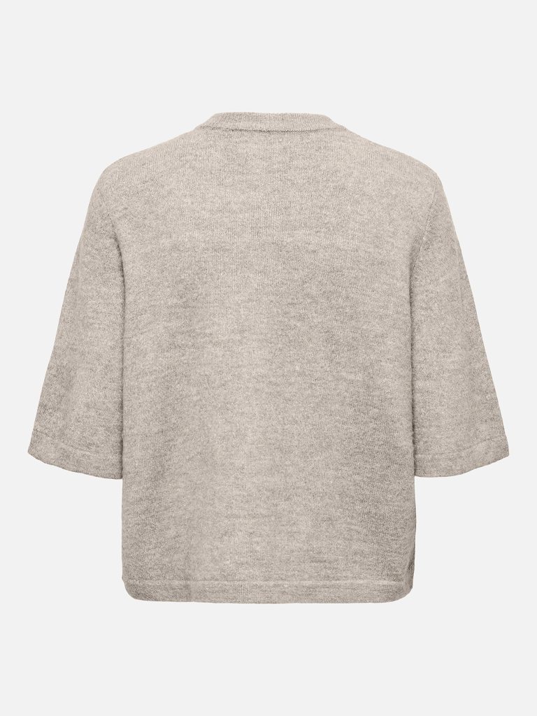ONLCAMILLA SS CARDIGAN KNT PUMICE STONE