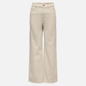 ONLHOPE GLOBAL HW WIDE CORD PNT OATMEAL L30 – Image 1