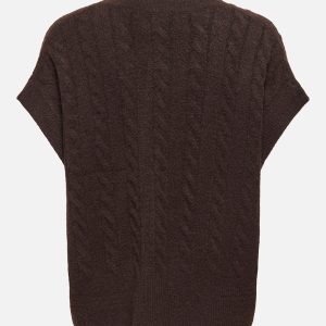 ONLMELODY VEST KNT NOOS COFFEE BEAN MELANGE - Image 2