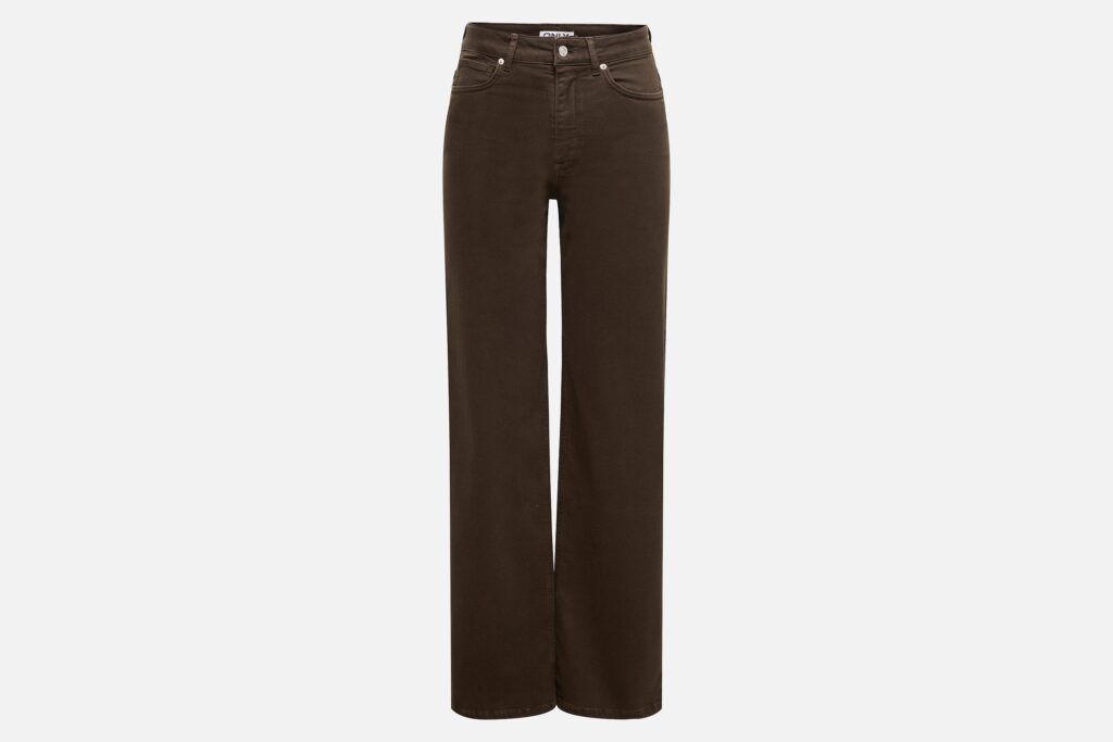 ONLMADISON BLUSH HW WIDE DARK BROWN DENIM L32