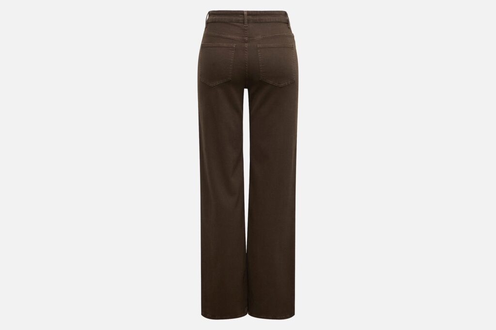 ONLMADISON BLUSH HW WIDE DARK BROWN DENIM L32