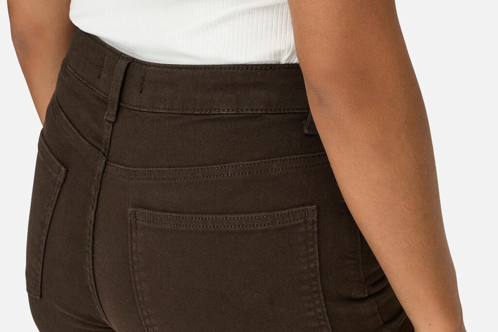 ONLMADISON BLUSH HW WIDE DARK BROWN DENIM L32