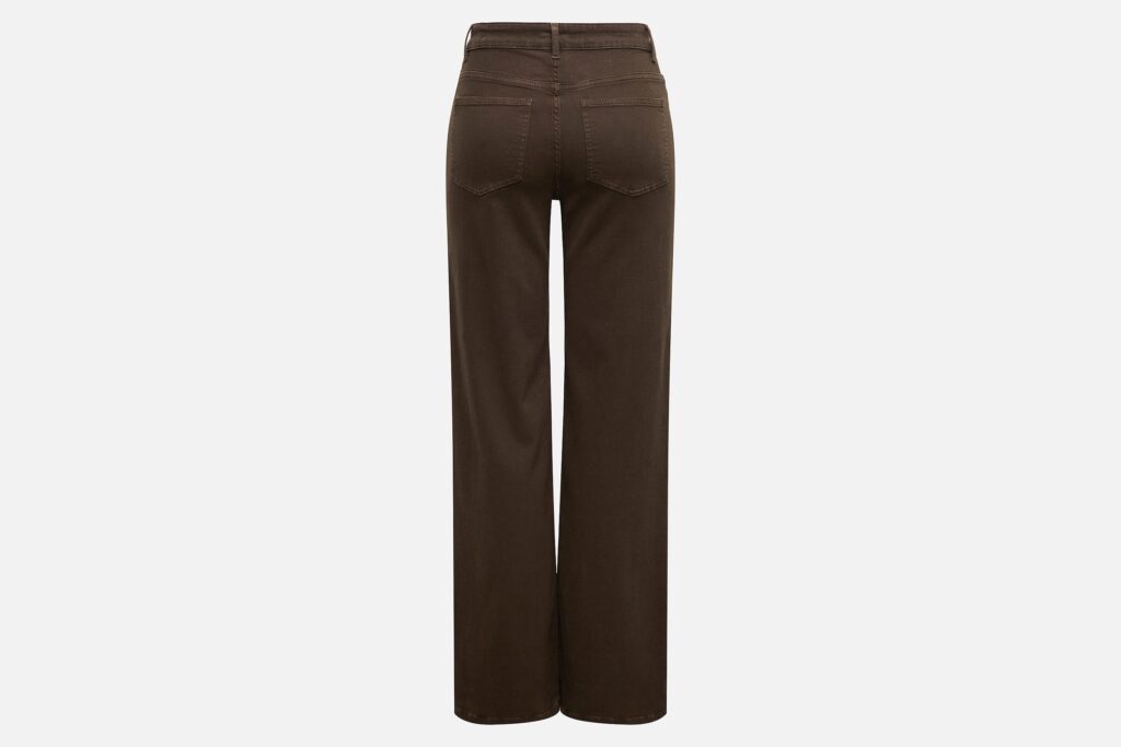 ONLMADISON BLUSH HW WIDE DARK BROWN DENIM L30