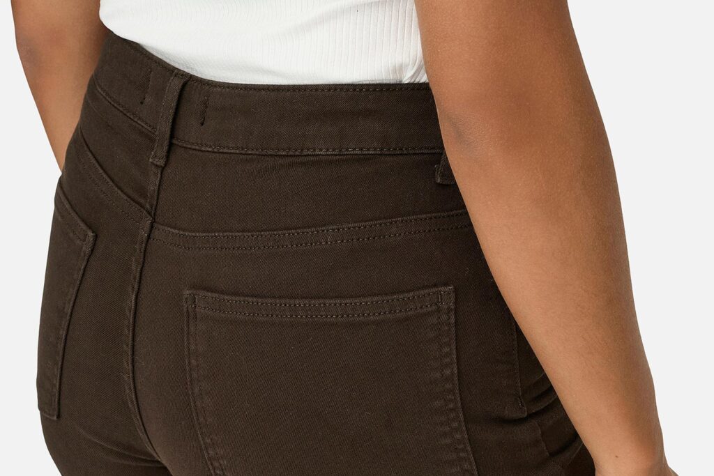ONLMADISON BLUSH HW WIDE DARK BROWN DENIM L30