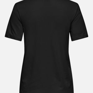 ONLTANYA REG SS LEO PRINT BLACK TERRY – Image 2