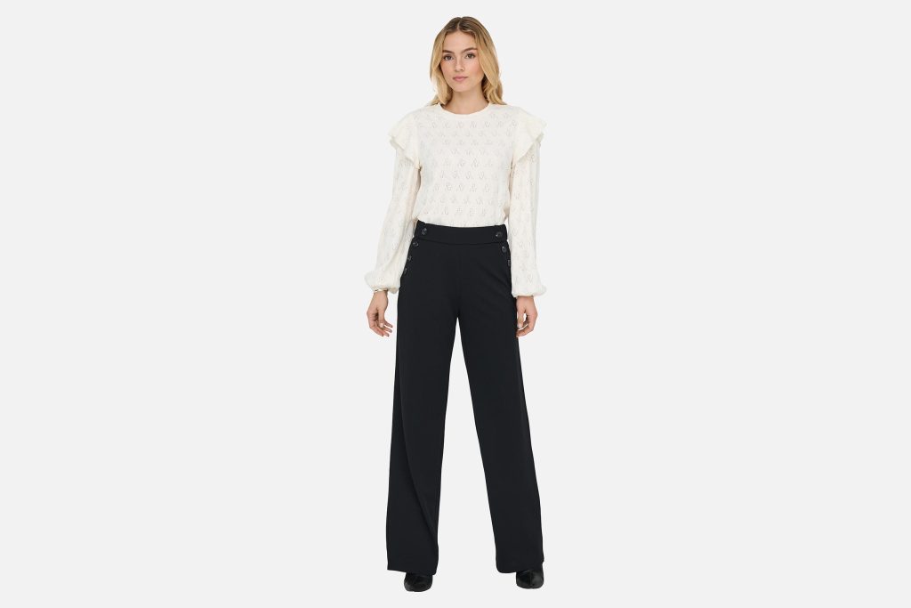 ONLRINA BUTTON PANT JRS NOOS BLACK HORN L32
