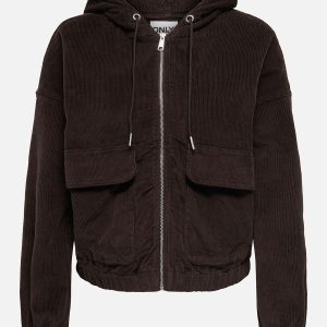 ONLKENZIE LS CORD JACKET BLACK - Image 1