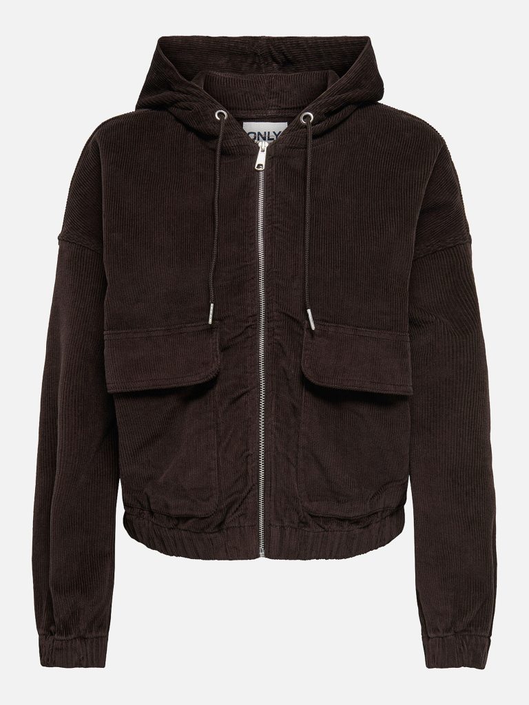 ONLKENZIE LS CORD JACKET BLACK