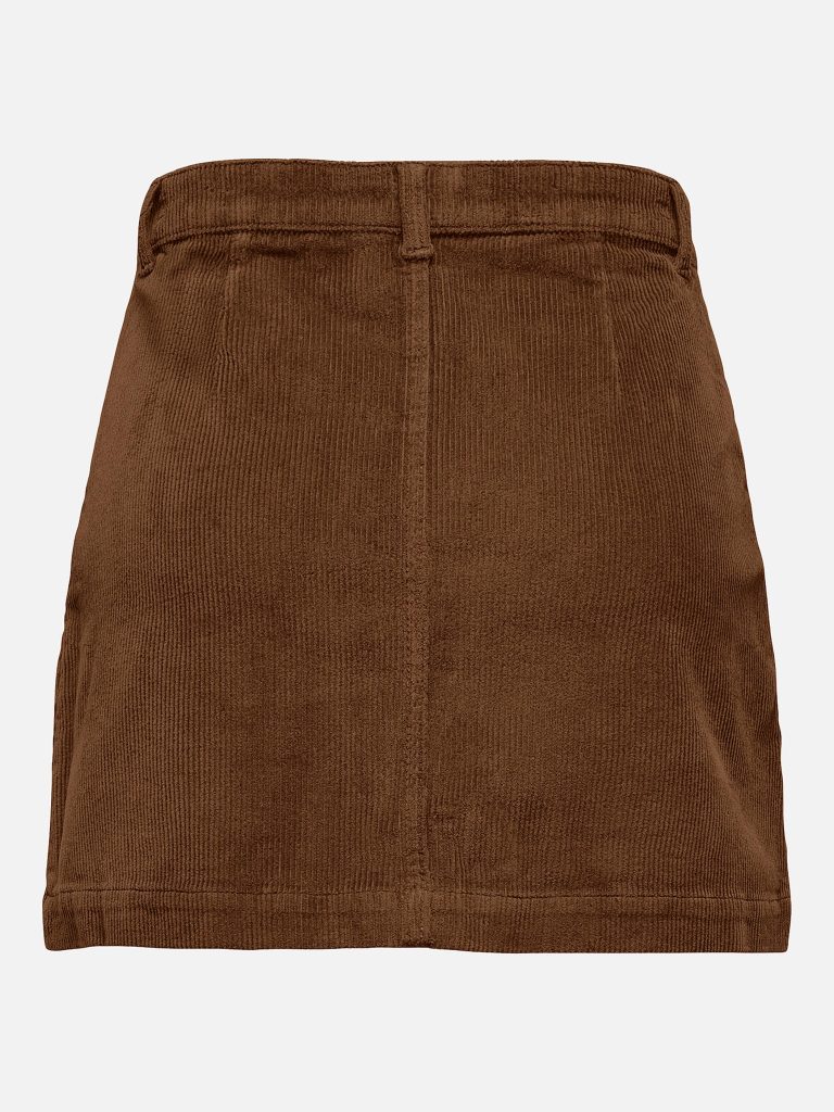 ONLAMAZING GLOBAL HW CORD SKIRT BISON