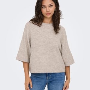 ONLSIMONI 34 PULLOVER KNT PUMICE STONE – Image 7