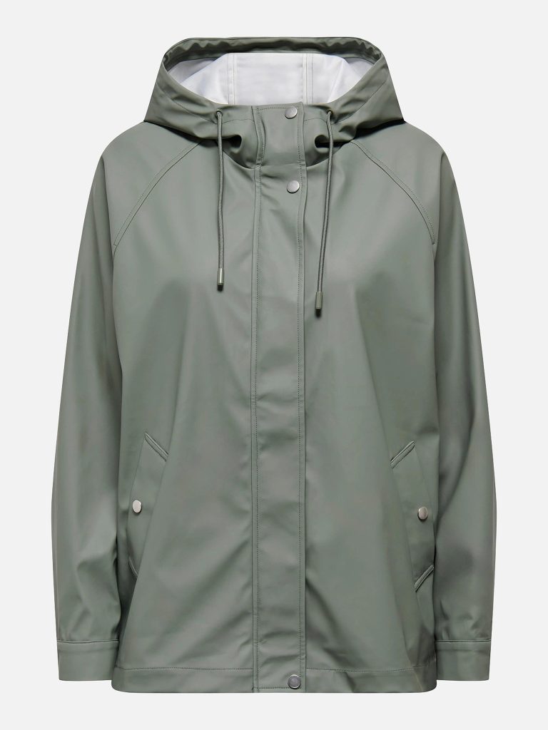 ONLELISA SHORT RAINCOAT CASTOR GRAY