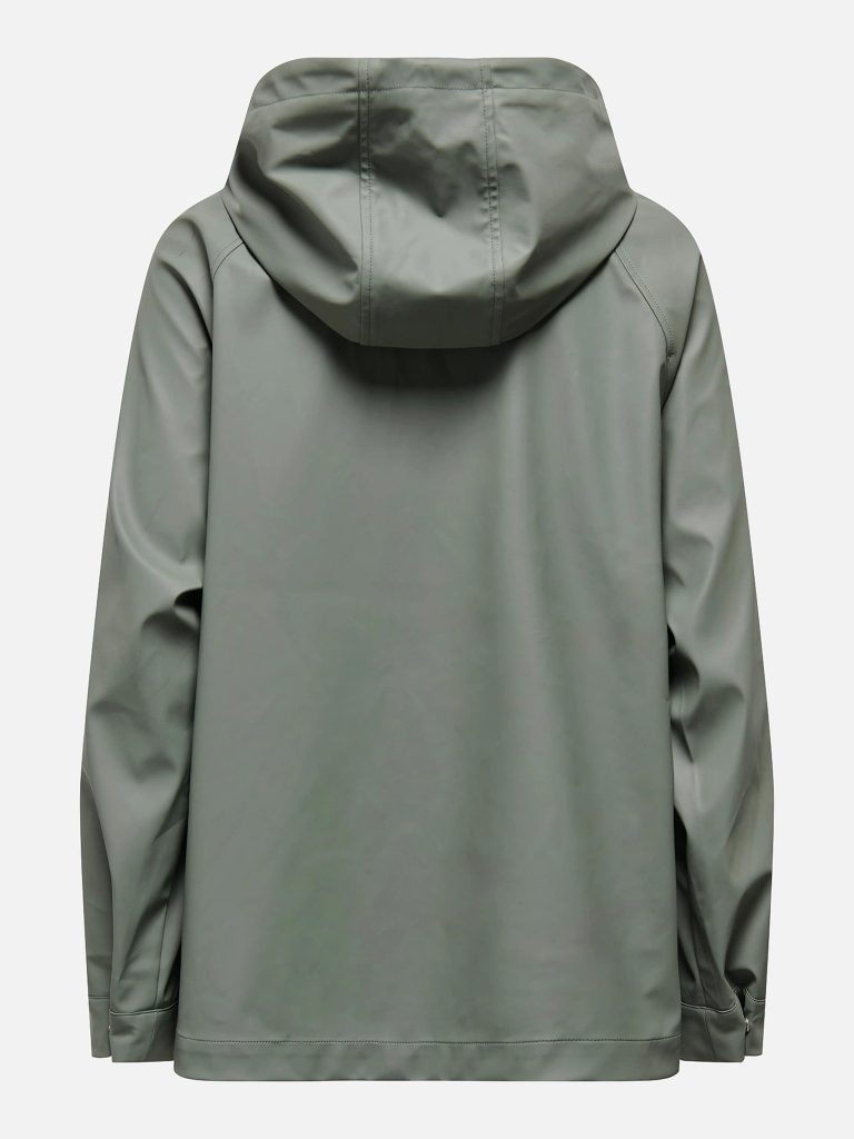 ONLELISA SHORT RAINCOAT CASTOR GRAY