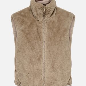 ONLDANA FAUX FUR REVWAISTCOAT MINK - Image 1