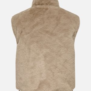 ONLDANA FAUX FUR REVWAISTCOAT MINK - Image 2