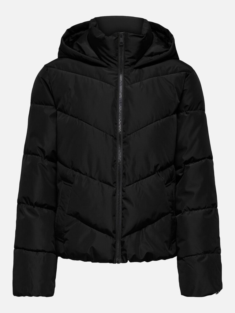 ONLCLAIR PUFFER HOOD JACKET BLACK
