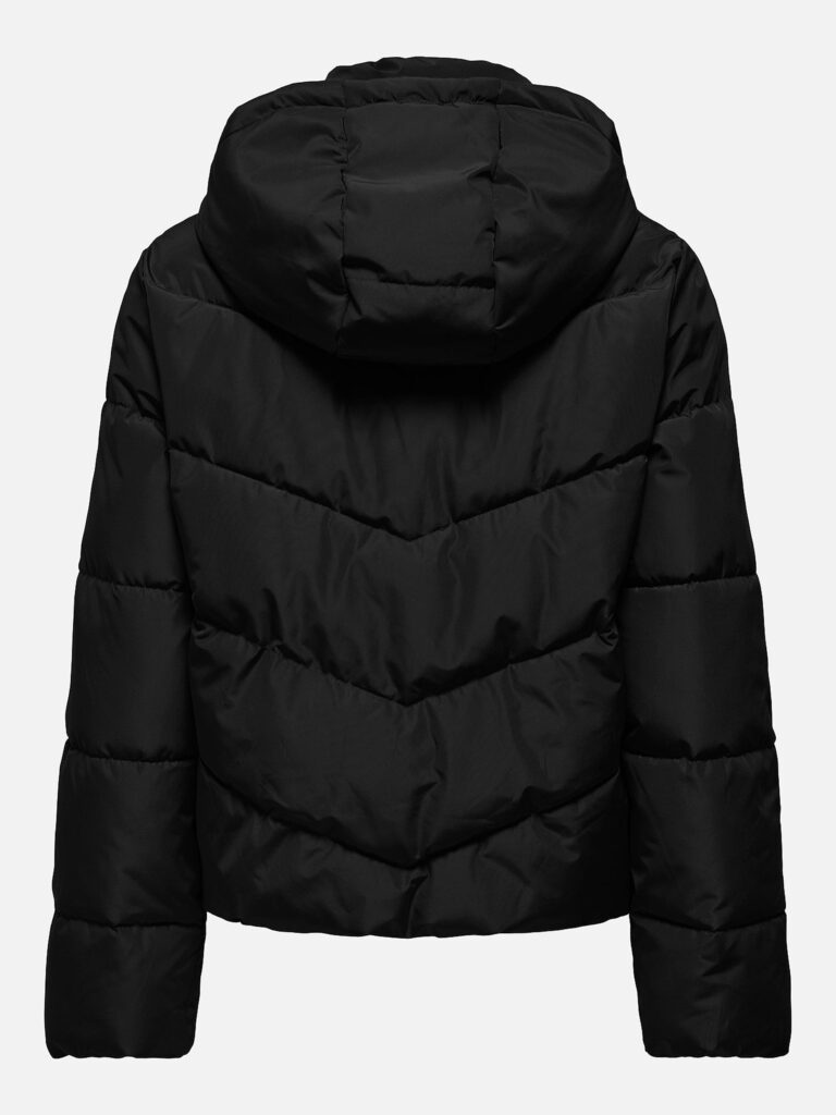 ONLCLAIR PUFFER HOOD JACKET BLACK