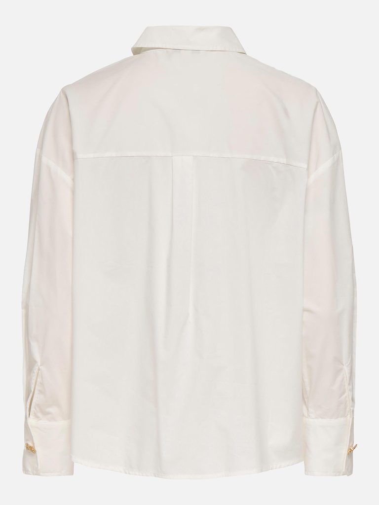 ONLKIRI BUTTON DETAIL LS SHIRT CLOUD DANCER