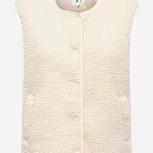 JDYSIMINA TEDDY WAISTCOAT PUMICE STONE - Image 1