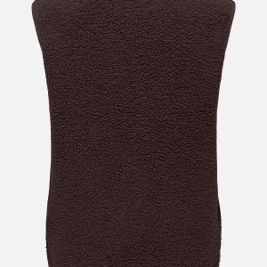 JDYSIMINA TEDDY WAISTCOAT CHOCOLATE TORTE - Image 2