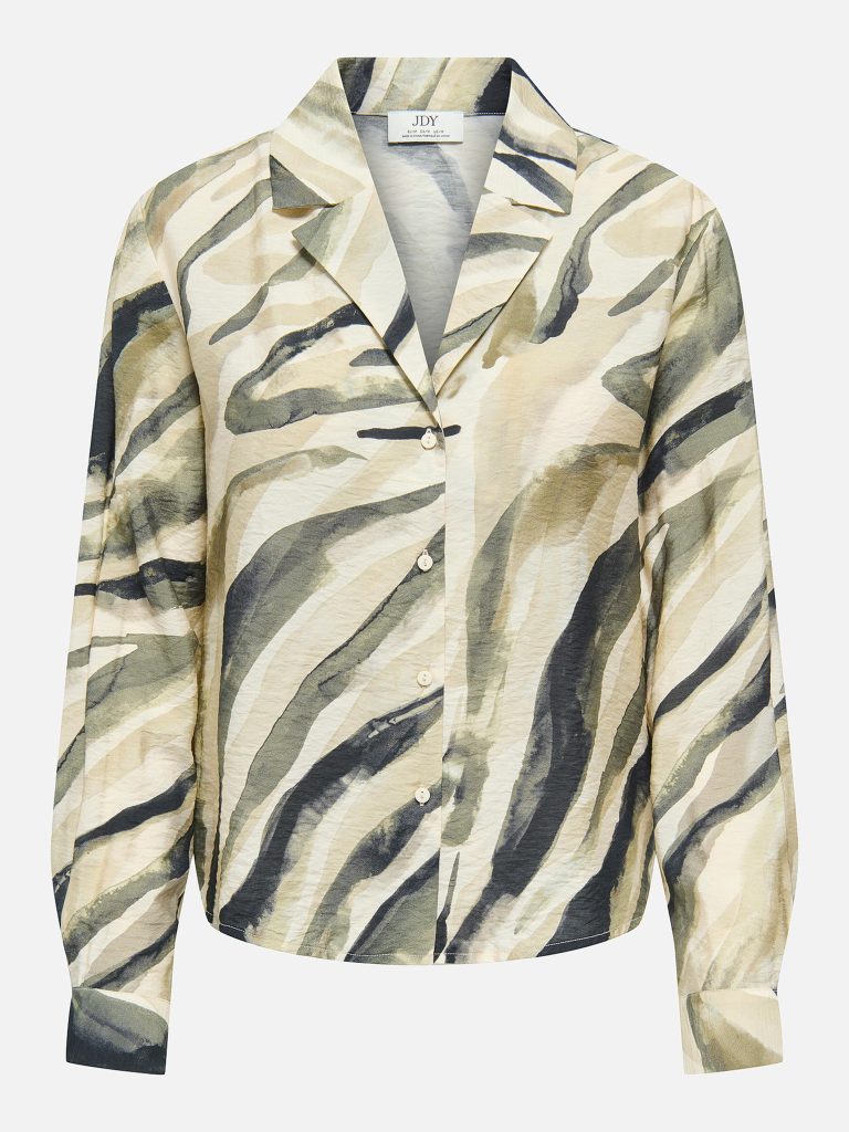JDYLILJA LS SHIRT WVN SANDSHELL KALAMATA