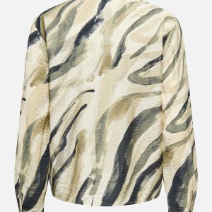JDYLILJA LS SHIRT WVN SANDSHELL KALAMATA – Image 2