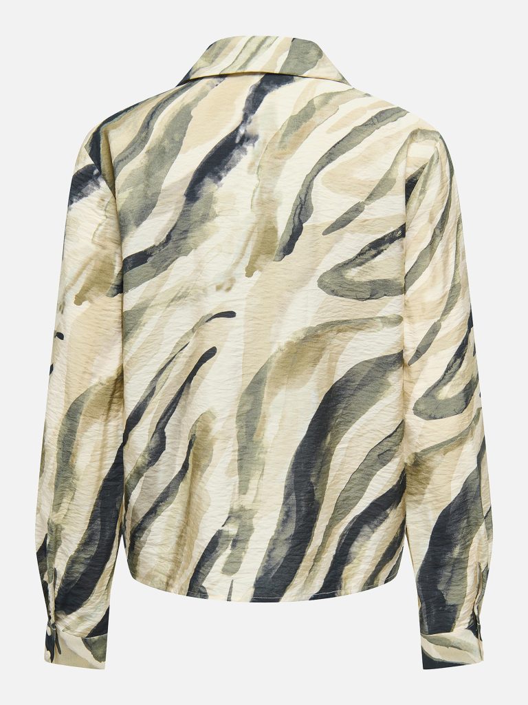 JDYLILJA LS SHIRT WVN SANDSHELL KALAMATA