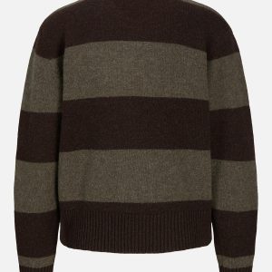 JXRUBY POLO NECK KNIT SEAL BROWN - Image 2