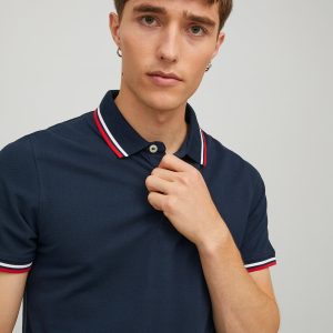 JJEPAULOS POLO SS NAVY BLAZER – Image 4