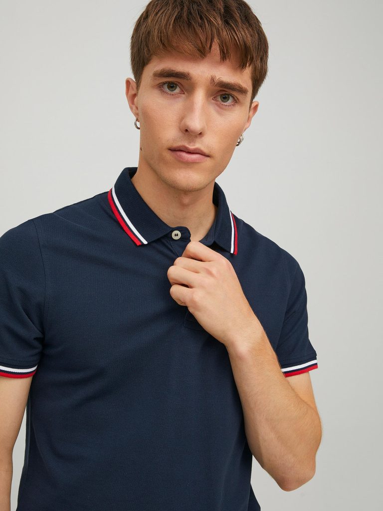 JJEPAULOS POLO SS NAVY BLAZER