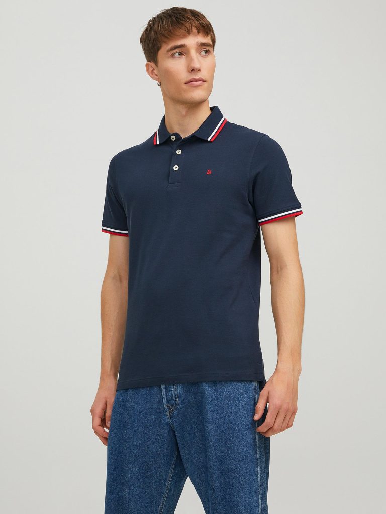 JJEPAULOS POLO SS NAVY BLAZER